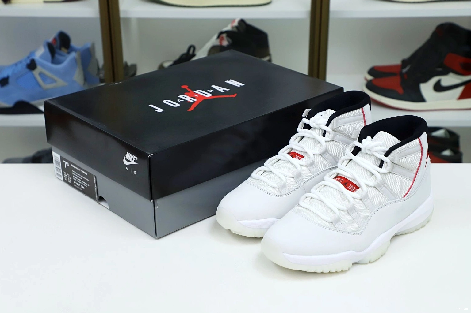 11 PLATINUM JORDAN TINT RETRO XI AIR 0912